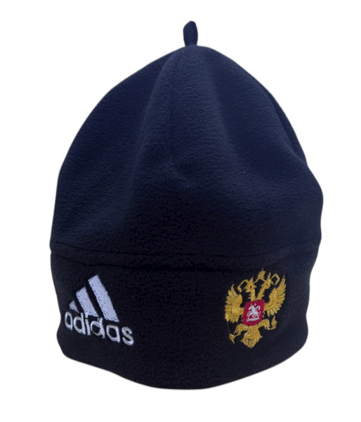 Шапка ADIDAS флис черная