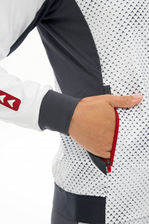 Разминочная куртка Bivium "Баланс 3.0" WMN Белый/графит