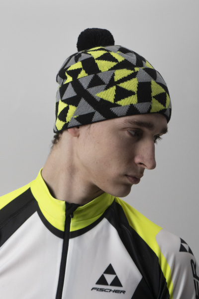 Шапка Fischer pompon PRINT GR8250-103