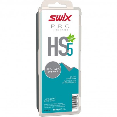 Парафин Swix HS5 Terquoise (-10-18) 180 гр. HS05-90