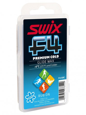 Мазь скольжения SWIX F4 Premium Cold -4..< F4-60C