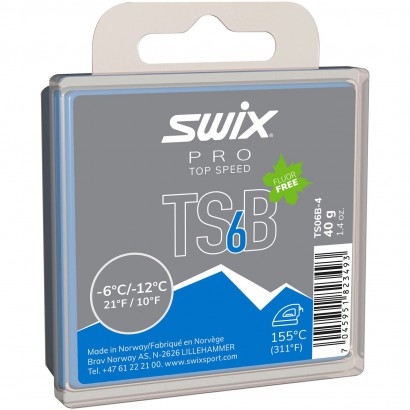 Парафин Swix TS6 Black (-6-12) 40 гр. TS06B-4