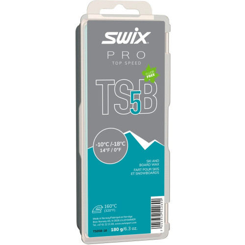 Парафин Swix TS5 Black (-10-18) 180 гр. TS05B-18