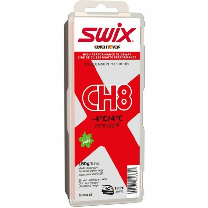 Мазь ск. SWIX CH8X Red180 гр (+4C/-4C) в кор. CH08X-18