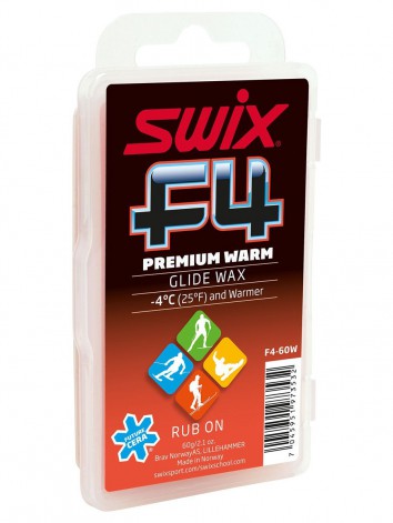 Мазь скольжения SWIX F4 Premium Warm -4..> F4-60W