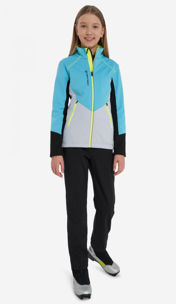 Кофта Fischer JR Softshell Warm (бир-сер) GR8132-409