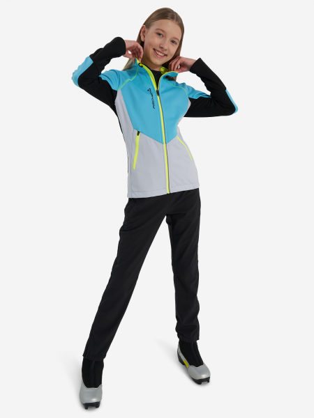 Кофта Fischer JR Softshell Warm (бир-сер) GR8132-409