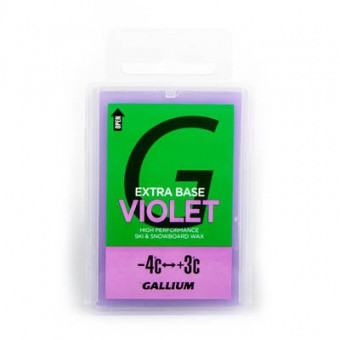 Парафин GALLIUM Extra Base Wax(-4C/+3C)100г Violet SW2075