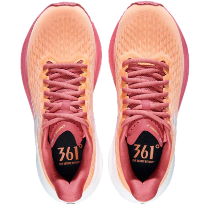 Кроссовки 361 KAIROS 2 Wmn оранжевый-белый Y2451-2600