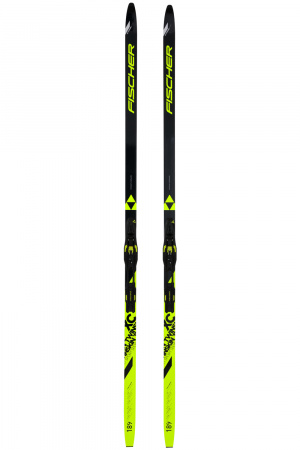 Лыжи Fischer TWIN SKIN SPORT EF Yellow Mounted N79822+S60220