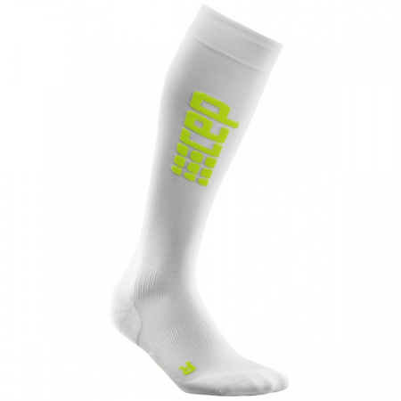 Гольфы Cep Ultralight Run Socks wmn бел/зел WP45-W-C-2000