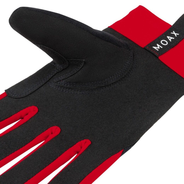 Перчатки для л/роллеров MOAX Speed 2.0 черный/крас