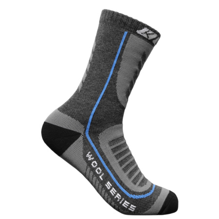 Носки KV+ NORDIC STEP WOOL grey/blue 25U20.92