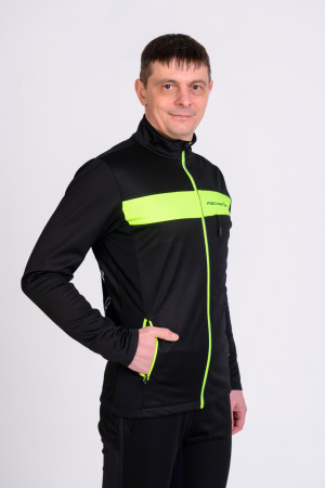 Куртка Fischer Softshell Warm Men (черн-лим.) GR8295-113