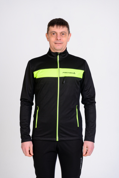 Куртка Fischer Softshell Warm Men (черн-лим.) GR8295-113