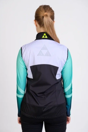Жилет Fischer SoftShell Wmn (черн-сер)