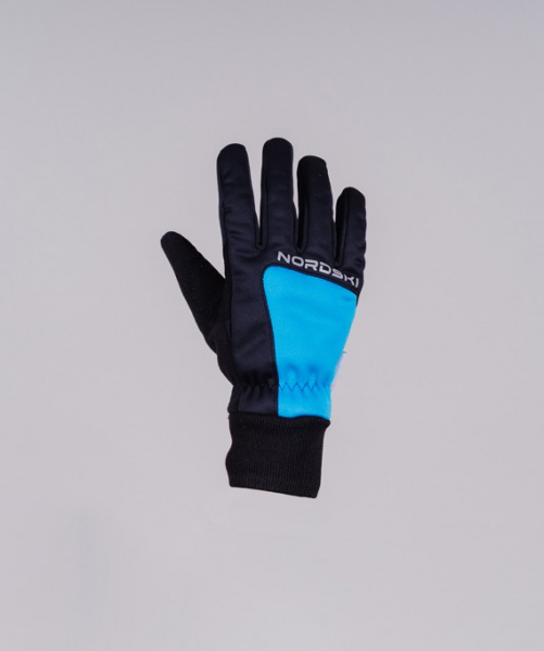 Перчатки Nordski JR. ARTIC Black/BLUE_22 NSJ356170