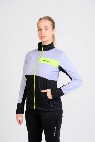 Куртка Fischer Softshell Warm Wmn (черно-сер.)