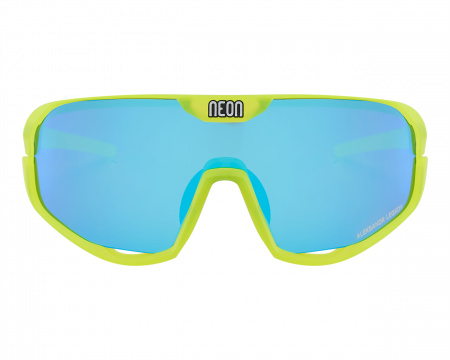 Очки NEON LEGKOV VOLCANO crystal yellow mirror blue (2линз) VOCRYYF X8+X0