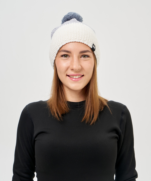 Шапка Nordski Frosty Grey/White NSV738203