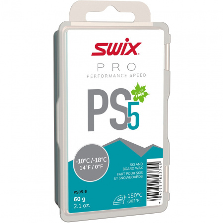 Парафин Swix PS5 Terquoise (-10-18) 60 гр. PS05-6