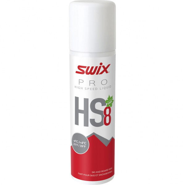 Жидк.парафин Swix HS8 Red(-4+4) 125 мл HS08L-12