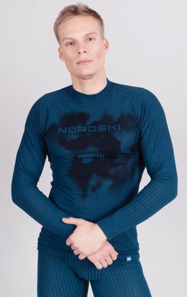 Рубашка дл/р Nordski Light Dark Ocean NSM435014