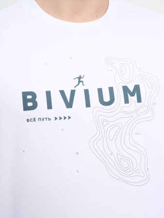 Футболка Bivium "Semper 2.0" Белый/Графитовый