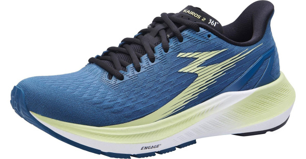 Кроссовки 361 KAIROS 2 синий/лаймовый Y2401-6774