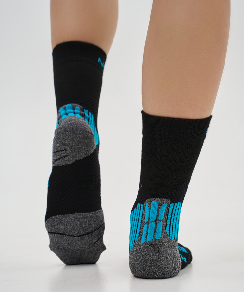 Носки Nordski Winter Run Black/Light Blue NSV741179