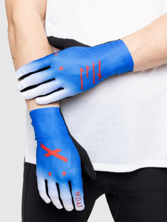 Перчатки для л/роллеров MOAX MAX Air ярко-синий