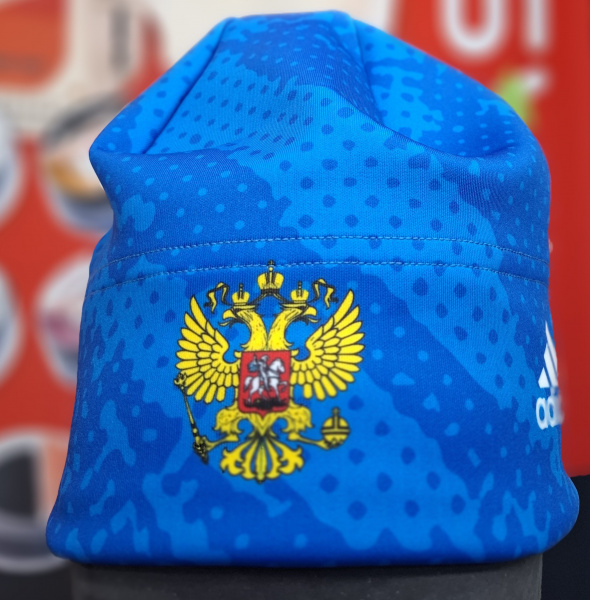 Шапка Adidas camouflage blue