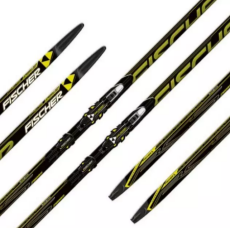 Лыжи FISCHER CARBON CLASSIC PLUS MED NIS N13813 с крепл.