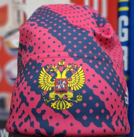 Шапка Adidas camouflage pink/dark blue