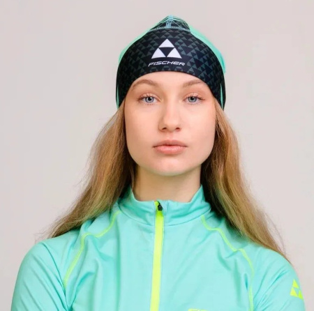 Шапка Fischer RACE черн/мят 