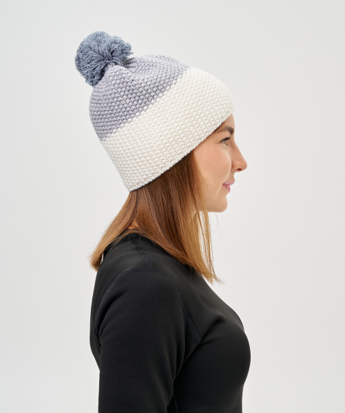 Шапка Nordski Frosty Grey/White NSV738203