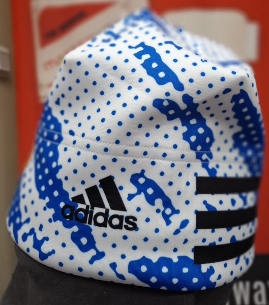 Шапка Adidas camouflage white/blue