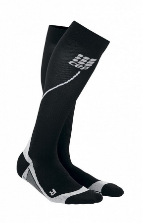 Гольфы Cep Run Socks 2.0 men сер/чер WP55-V-3-4000