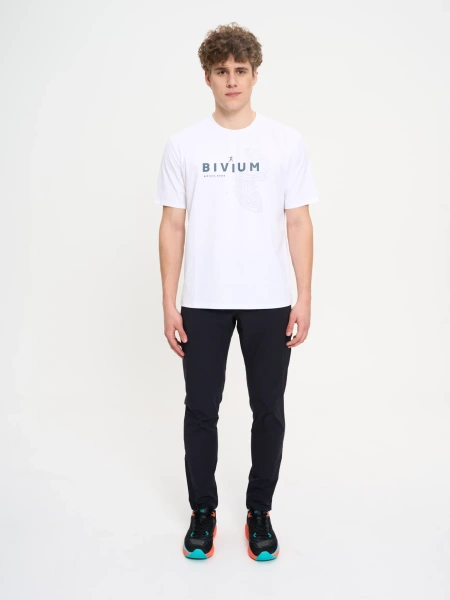 Футболка Bivium "Semper 2.0" Белый/Графитовый