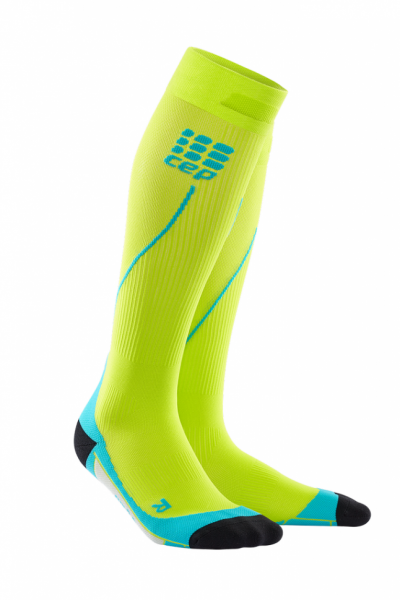 Гольфы Cep Run Socks 2.0 men гол/зел WP55-8-3-4000