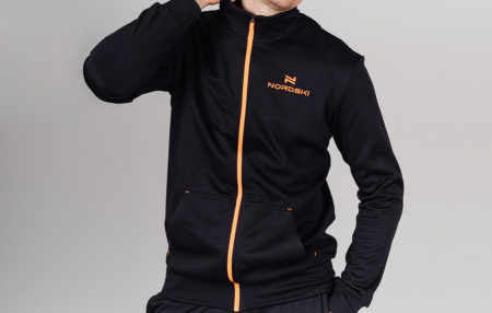 Толстовка Nordski Zip Black/Orange NSM589103