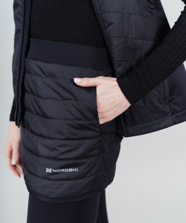 Юбка утепленный Nordski HYBRID Wmn Black NSW889100
