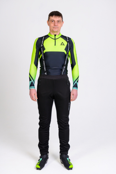 Брюки разминочные Fischer Softshell Warm Men (черн.) GR8296-100