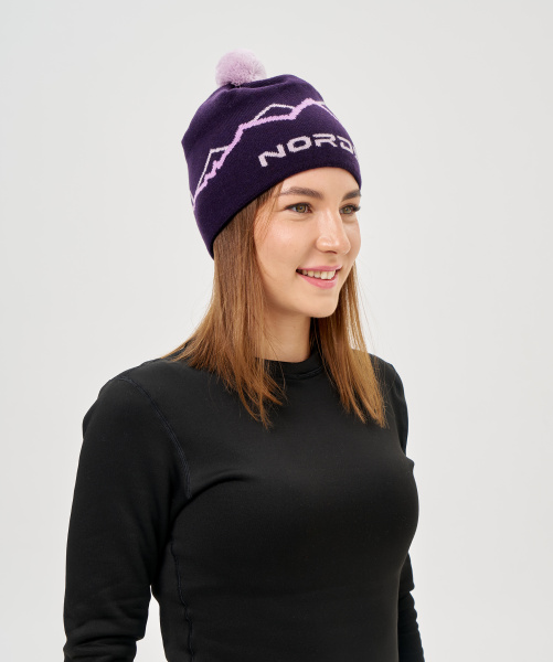Шапка Nordski Track Plum NSV724726