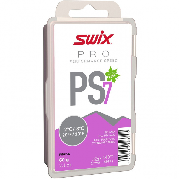 Парафин Swix PS7 Violet (-2-8) 60 гр. PS07-6