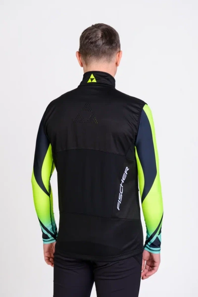 Жилет Fischer Softshell Warm MEN (черно/лим) GR8300-113