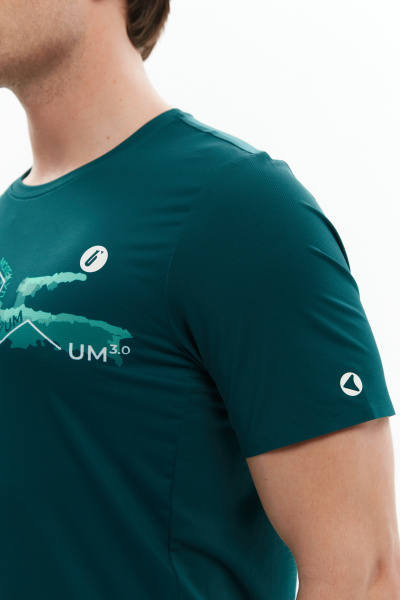 Футболка Bivium "Тайм 2.0" Сине-зеленая