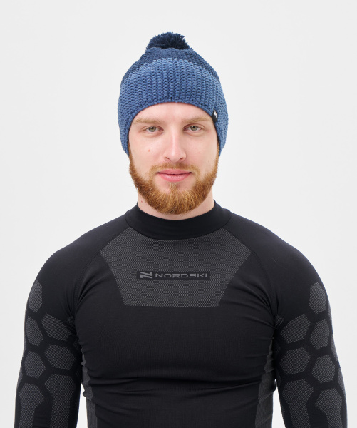 Шапка Nordski Frosty Dark Jeans/Dark Blue NSV738614