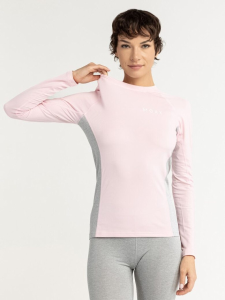 Термофутболка MOAX Comfort Warm LS WMN розовый MX114080-92809