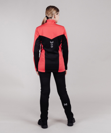 Разминочный костюм Nordski Base Pink/Black JR NSJ817951